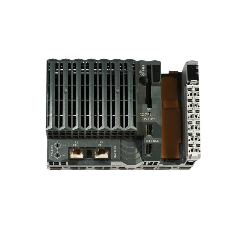 B&R Automation PLC and industrial control system with modular I/O and power supply