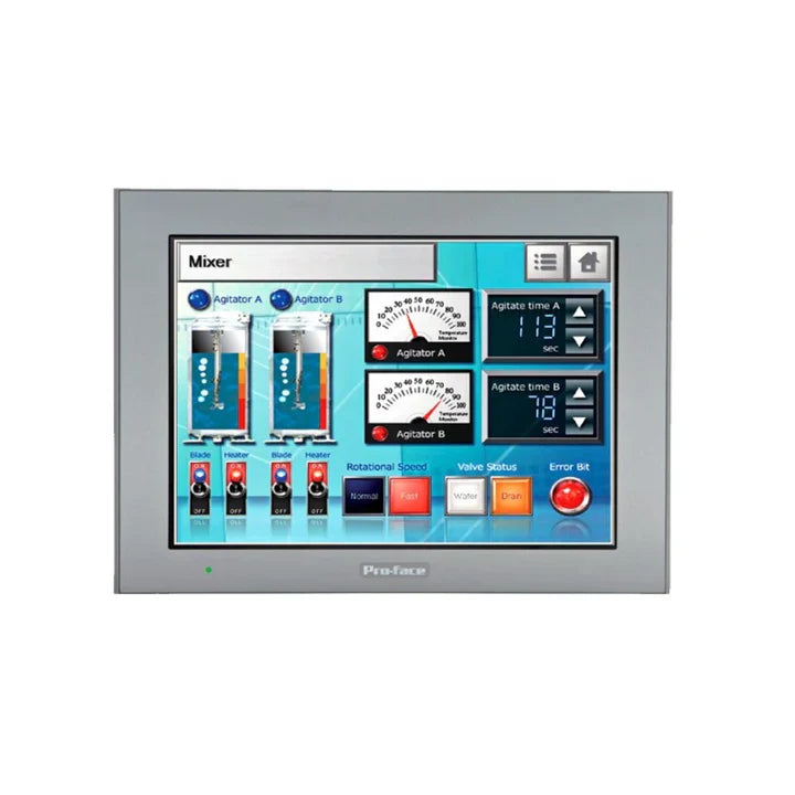 Pro-face industrial HMI operator interface used in automation control systems
