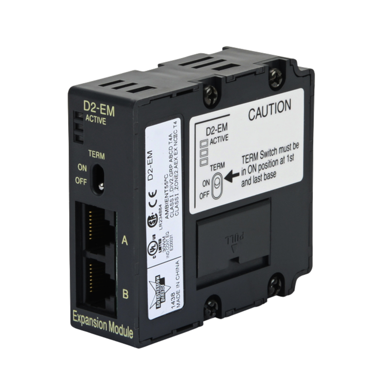 Koyo D2-EM device ensures reliable communication in challenging environments.