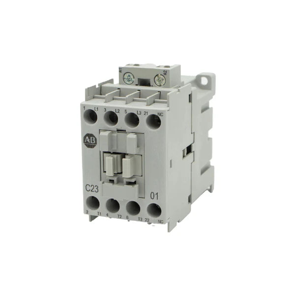 Allen-Bradley 100-C23-01 contactor for industrial use, compact durable design, ideal for various control applications