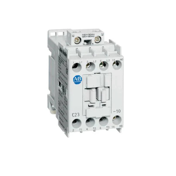 Allen-Bradley 100-C23EJ10, 3-pole, 24VDC, perfect for motor control and reliable industrial applications.