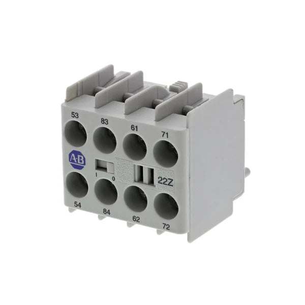 Reliable Allen-Bradley 100-KFA22Z auxiliary contact block, perfect for compact and effective control solutions.