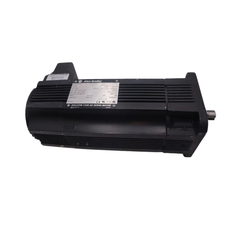 Allen-Bradley 1326AB servo motor, 5.1 Nm torque, 6000 RPM speed, IP67 rating, no brake, CRS encoder