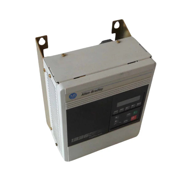 Allen-Bradley 1336S VFD, 15 HP, sensorless control, for precise motor speed control in industrial systems.