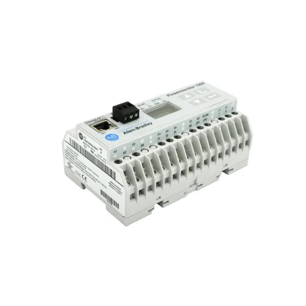 Allen-Bradley 1408-EM3A-ENT Ethernet module, enhances 3-phase energy monitoring for industrial systems.