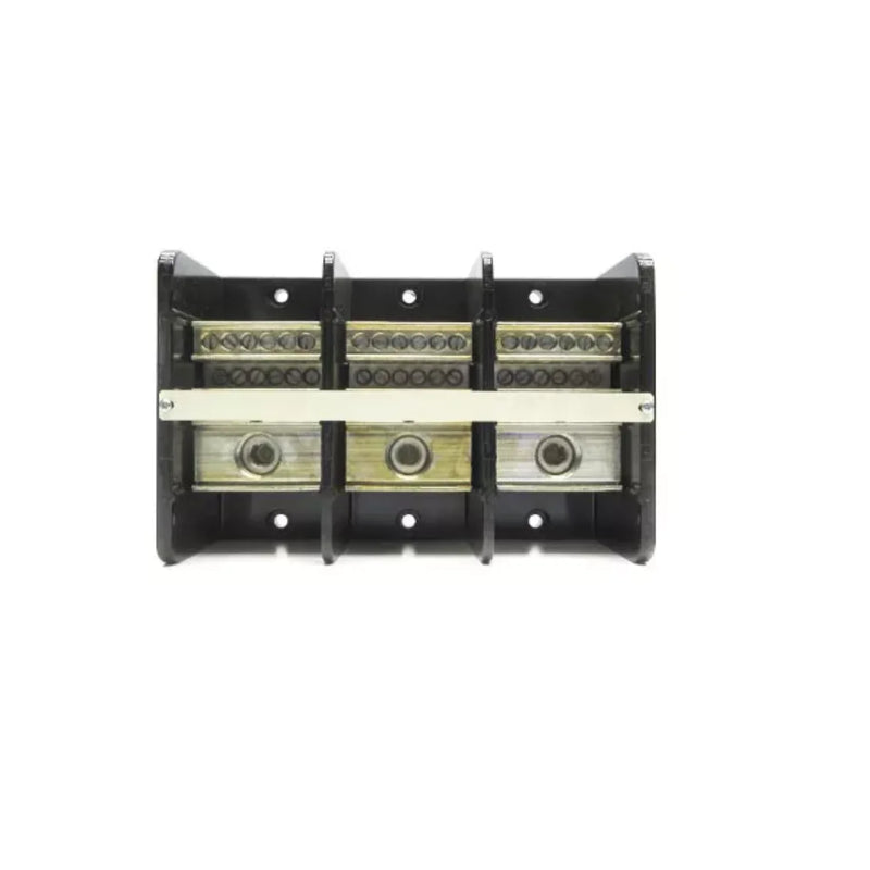 Allen-Bradley 1492-PD31123 power block with 3 poles, aluminum, 1 line-side, 12 load-side, 380A, industrial use.