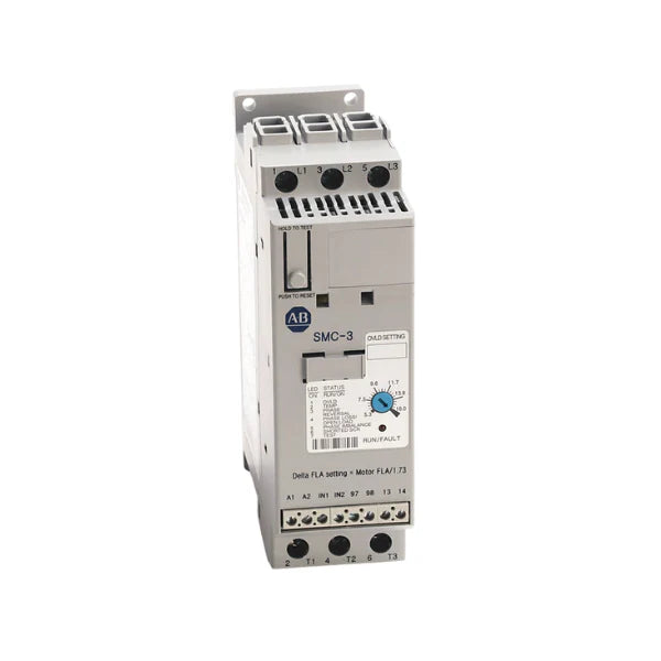 Allen-Bradley 150-C37NBD SMC-3 Motor Controller, compact design, 37A, ideal for industrial motor control solutions.