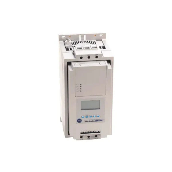 Allen-Bradley 150-F201NBD controller, supports 201A, 75-150HP, input 460V AC, 200-480V compatibility, ideal for industrial use.