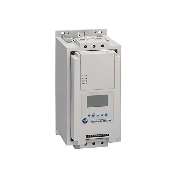 Allen-Bradley 150-F85NBD SMC-Flex soft starter, 85A, 480V, for effective motor control in industrial systems.