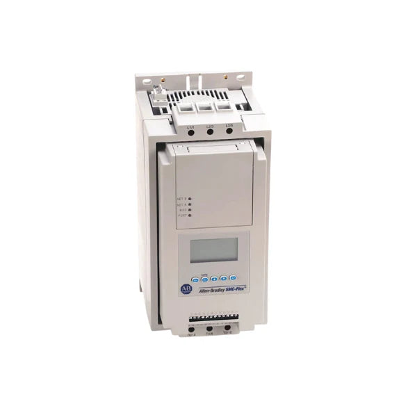 Allen-Bradley SMC-Flex Controller, smart solid-state, 480A capacity, 200-400HP, open type.