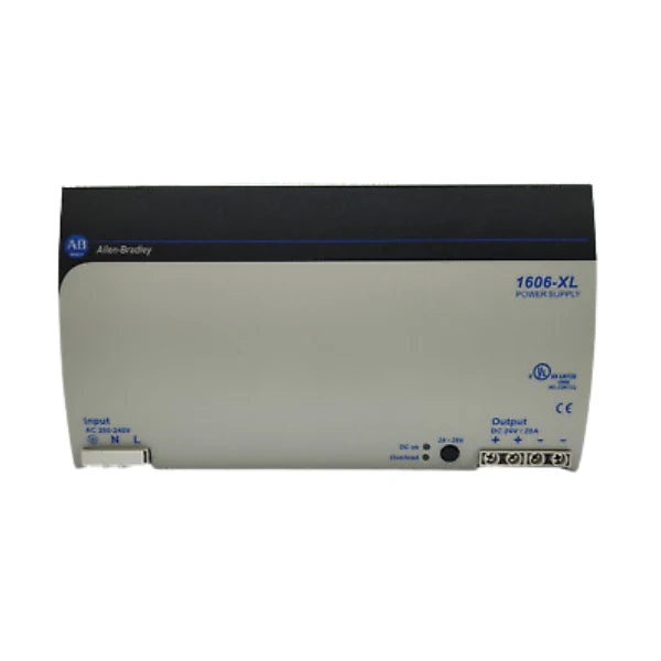 Reliable Allen-Bradley 1606-XL480E, 480W power supply for industrial automation, offering 24V DC output and efficiency.