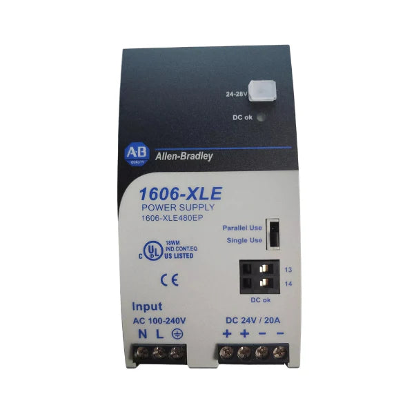 Reliable 480W power supply with 24V DC output from Allen-Bradley, perfect for effective industrial usage.