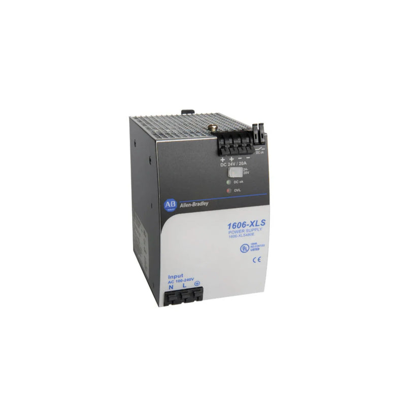 Allen-Bradley 1606-XLS480E power supply is a reliable option for industrial applications with 24V DC output.