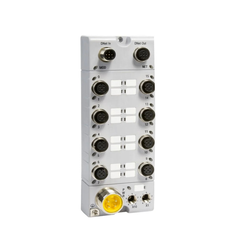 Allen-Bradley 1732D-16CFGM12MN ArmorBlock DeviceNet, 24V DC, 16 points, M12 I/O, Mini DeviceNet connector