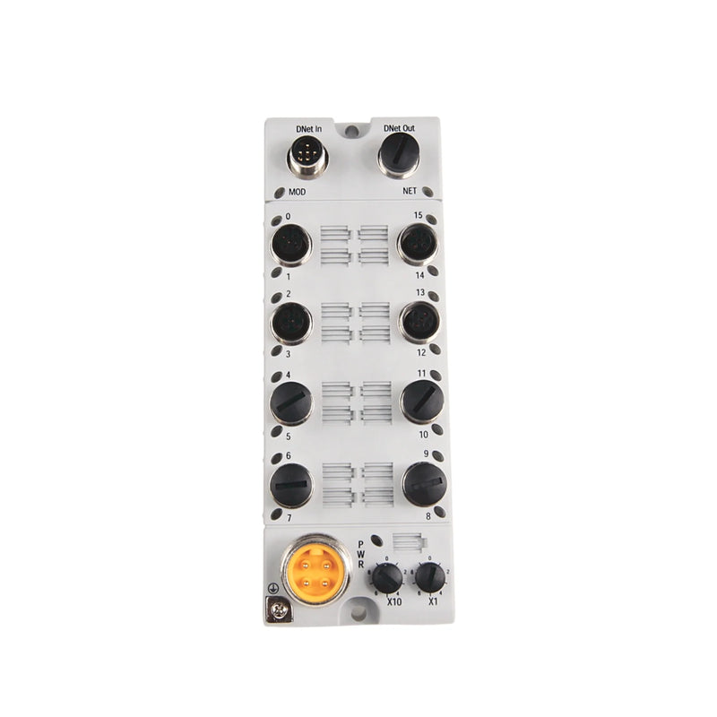 Allen-Bradley 1732D-OB16M12M12, DeviceNet output module, 16 outputs, 2A, 24V DC, M12 connectors, IP67 rated