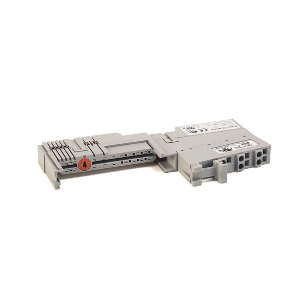 Allen-Bradley 1734-TBCJC terminal base with thermocouple input, CJC, screw and spring clamp for industrial automation.