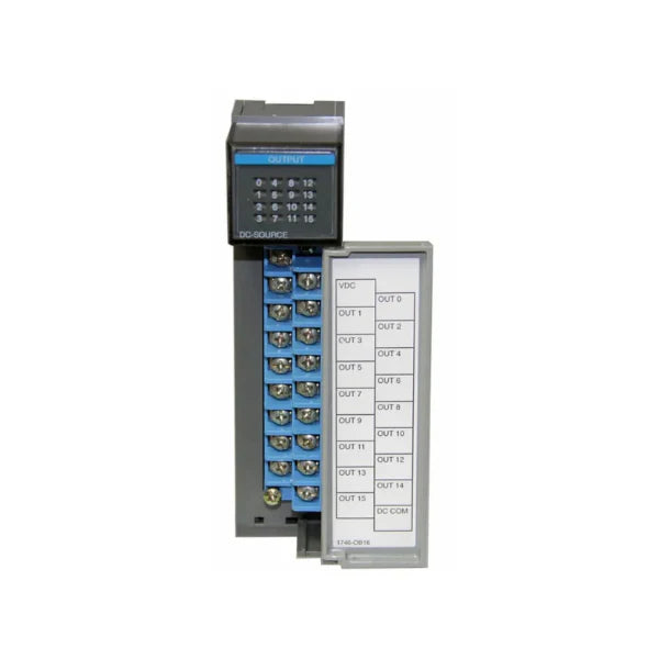 Allen-Bradley 1746-OB16 SLC 500 module, 16-point, 24V DC, suitable for industrial automation applications