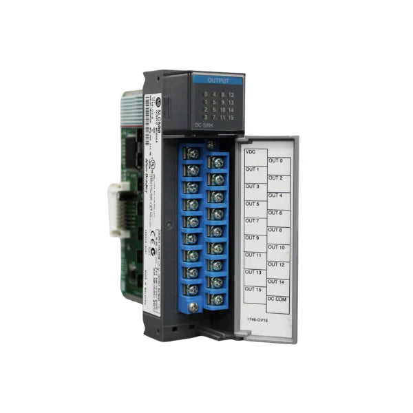 Allen-Bradley 1746-OV16 module, 16-point AC outputs for robust industrial automation control
