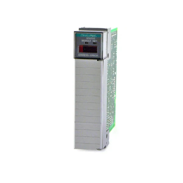 Allen-Bradley 1747-SDN for SLC 500 communication with DeviceNet devices, enhancing industrial automation