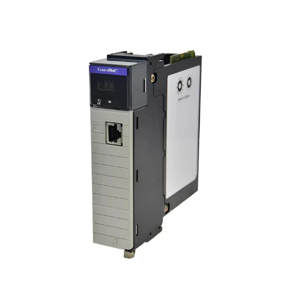Allen Bradley 1756-CNBR EtherNet/IP Bridge with 1-Port for ControlLogix systems, supporting 10/100/1000 Mbps speeds.