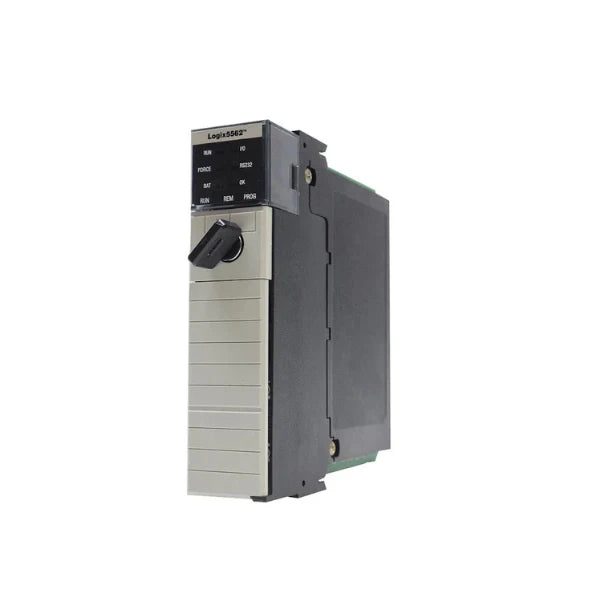 Image of the Allen-Bradley 1756-L62 ControlLogix controller with 4MB memory, RS-232 interface.