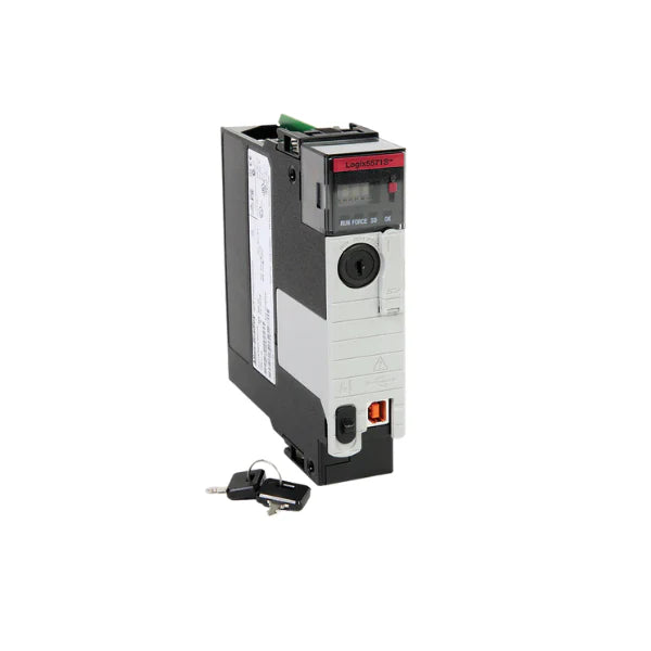Allen-Bradley 1756-L71S GuardLogix controller with integrated safety functions and standard control capabilities.