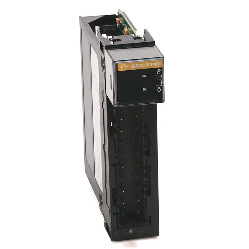 1756-OF8 module offering 8 channels, providing precise analog control for automation systems.