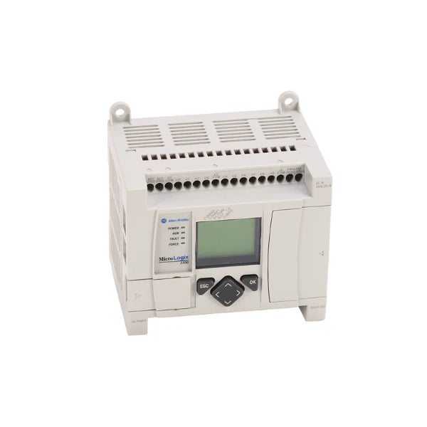 Allen-Bradley 1763-L16BBB MicroLogix 1100 controller with compact design, versatile I/O, and 1-year warranty. In stock USA.