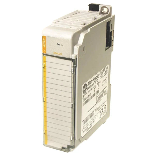 1769-OF2 dual-channel analog output module for precise industrial automation control with high resolution and configurability.