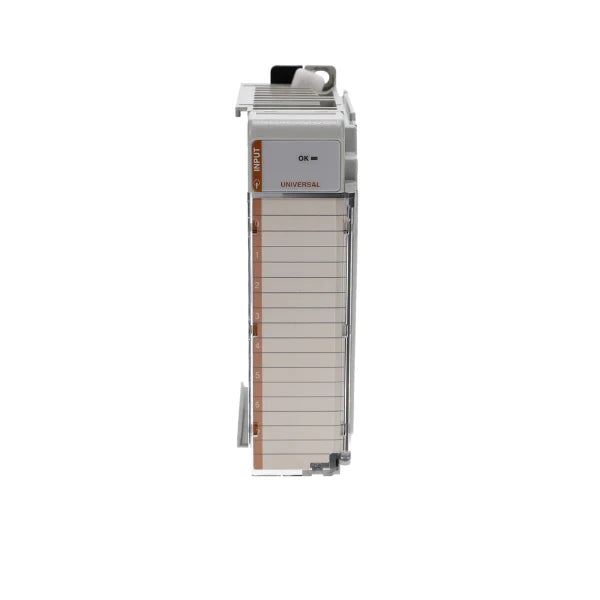 Allen-Bradley 1769sc-IF8U with 8 channels for analog input, supporting voltage, current, thermocouples, RTD, resistance.