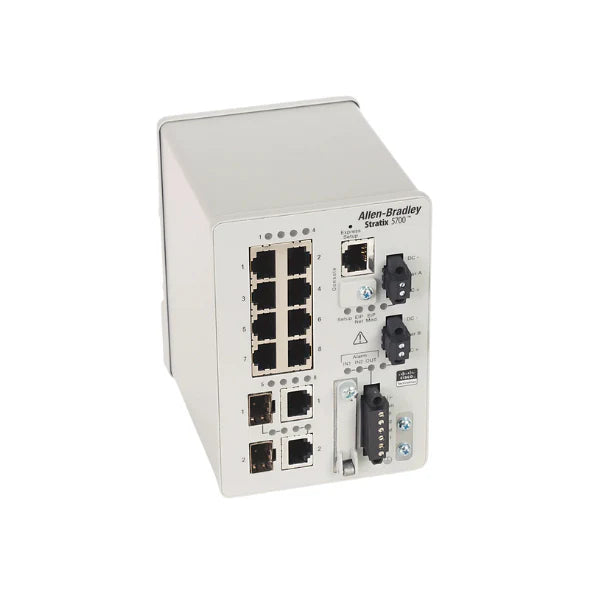 Allen-Bradley 1783-BMS10CGL offers robust industrial Ethernet connectivity for automation.