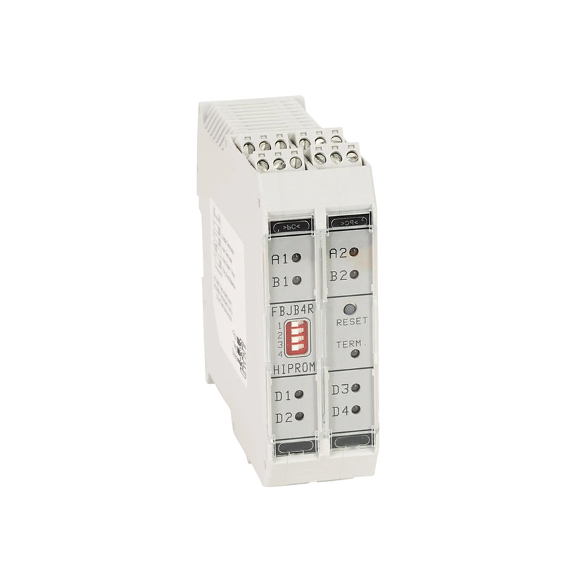 Compact Allen-Bradley 1788-FBJB4R junction box with 4-way design and redundant trunk support.