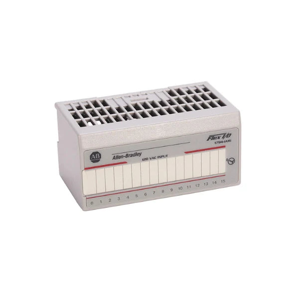 Allen-Bradley 1794-IA16 module with 16-AC input, ideal for varied industrial use, ensuring dependable connectivity.