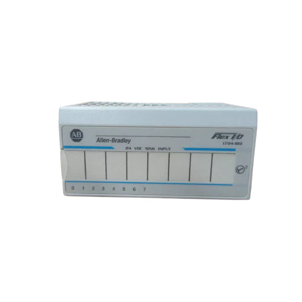 Allen-Bradley 1794-IB8 digital input module for FLEX I/O systems, offering dependable inputs for automation needs.