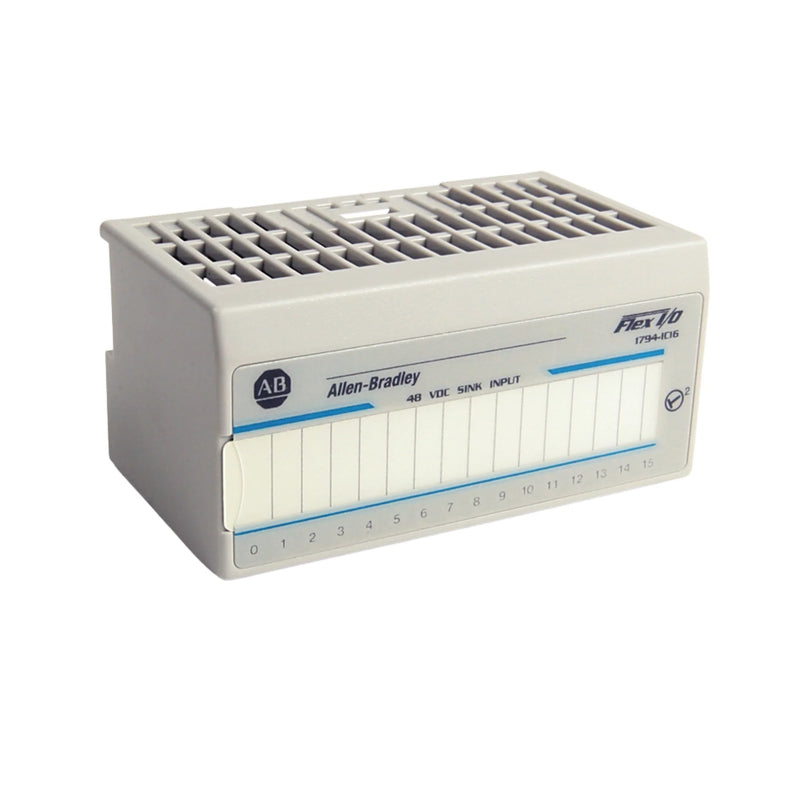 Allen-Bradley 1794-IC16 module, 48V DC, 16 sinking inputs