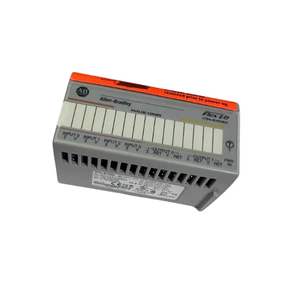 Allen-Bradley 1794-IE4XOE2 Analog Module, 4 inputs, 2 outputs, designed for precision and industrial efficiency.