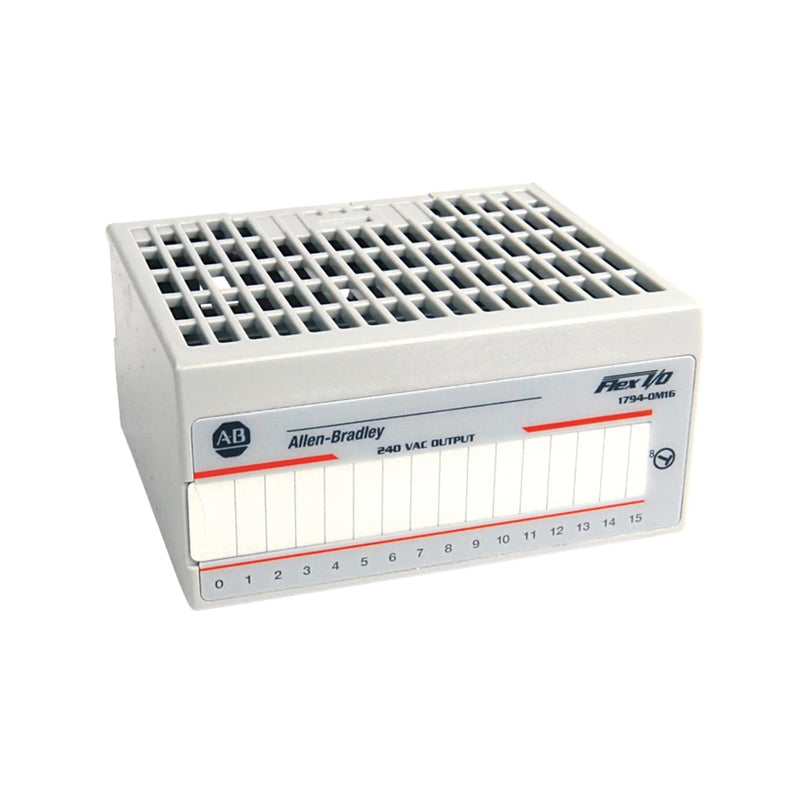 Allen-Bradley 1794-OM16 digital output, 220V AC, 16 channels, part of FLEX I/O series