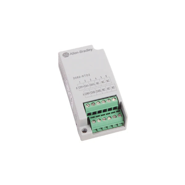 Micro800 2080-RTD2 RTD Module, dual channel, in stock, warranty included, Allen-Bradley quality, fast USA shipping.