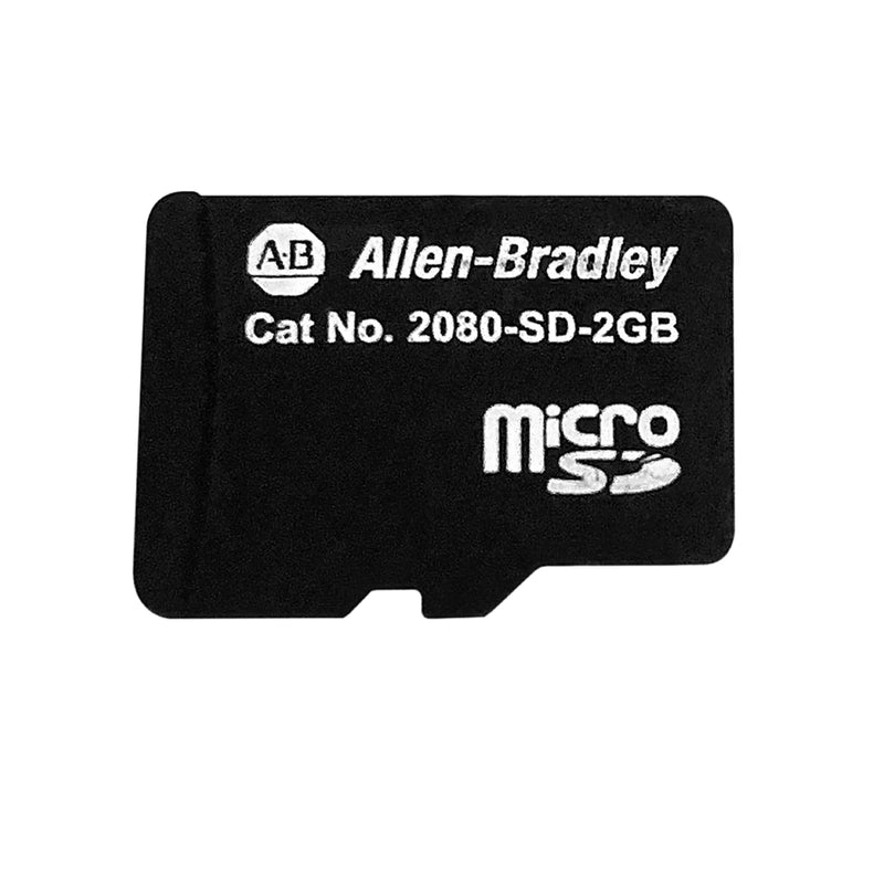 Allen-Bradley 2080-SD-2GB, 2GB MicroSD for Micro800 controllers, ideal for backups and firmware storage