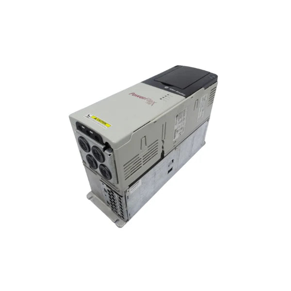 7.5 HP, 480V AC VFD, NEMA 1, panel-mounted, compact Allen-Bradley PowerFlex 700 motor control unit.