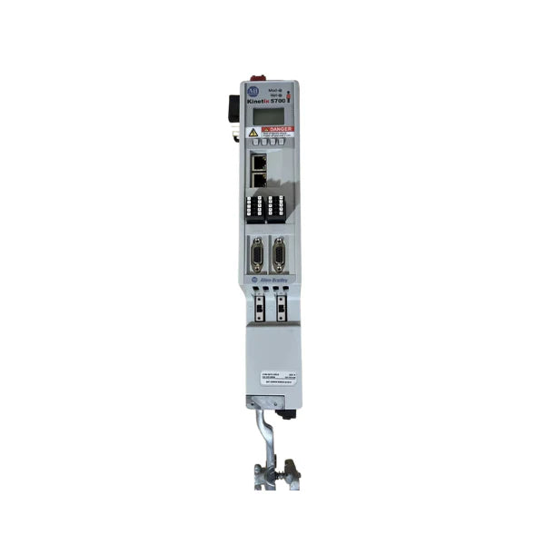 Kinetix 5700 drive system offering EtherNet/IP for precise motor control in industrial automation.