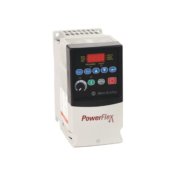 Allen-Bradley 22A-B8P0N104 PowerFlex 4 AC drive, 4.0 HP, 480V, compact and reliable motor control for industrial applications.