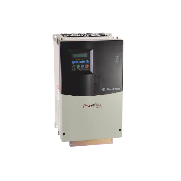 Allen-Bradley PowerFlex 400 AC Drive, 75 HP, ideal for HVAC and pumping systems, optimized features.