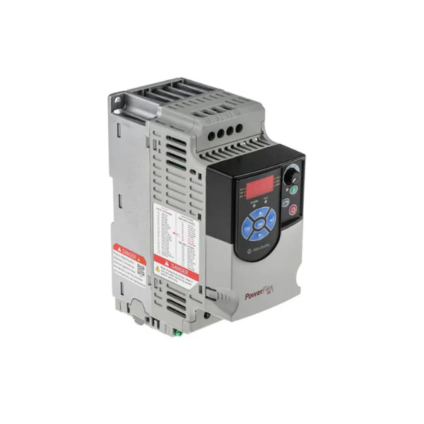 Compact and effective AC drive for motor speed regulation, ready for immediate shipping and installation.