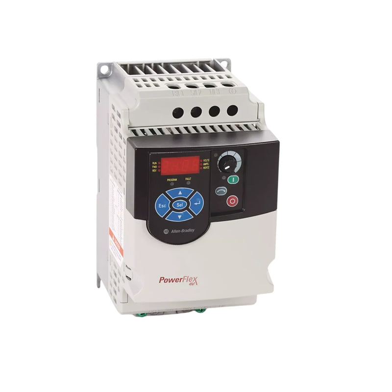 Allen-Bradley PowerFlex 4M AC Drive for industrial use, 22F-D8P7N103, compact, 3-phase, 8.7A output, motor control.