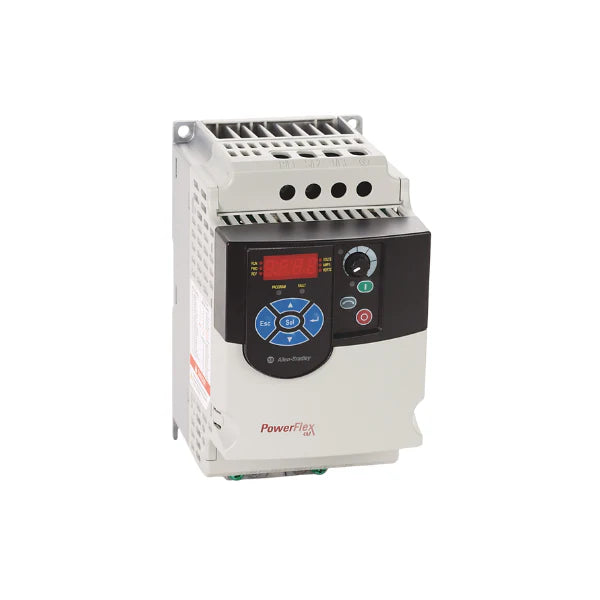 Compact and efficient Allen-Bradley PowerFlex 4M drive for precise motor control, featuring a user-friendly design.