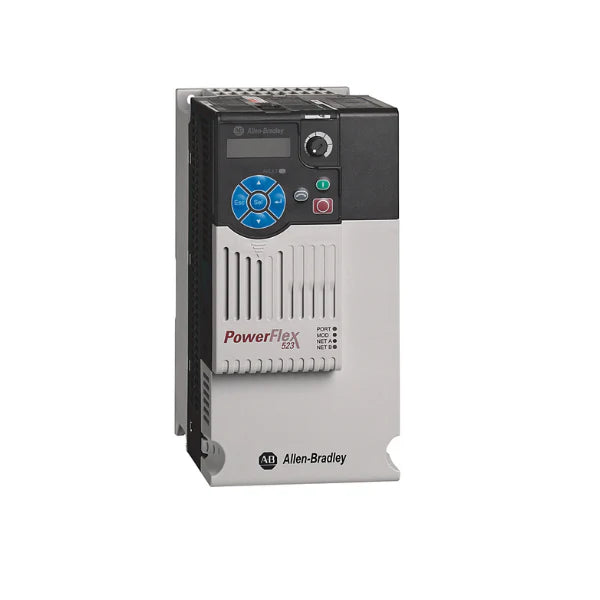 Allen-Bradley 25A-D017N104 PowerFlex 523 AC drive, 5 HP, 480V, for motor control in industrial operations.