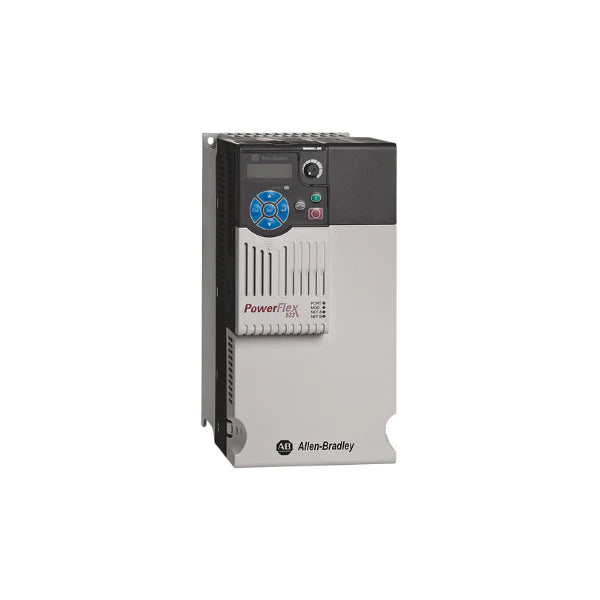 PowerFlex 523 AC Drive by Allen-Bradley for motor control, 15 Hp, 380-480V AC input, suitable for industrial uses.