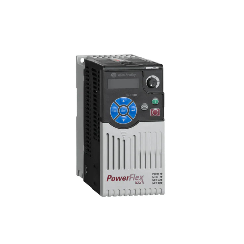 Allen-Bradley 25A-D2P3N114 PowerFlex 525 AC drive, 0.75 kW, 240 V for industrial motor control.