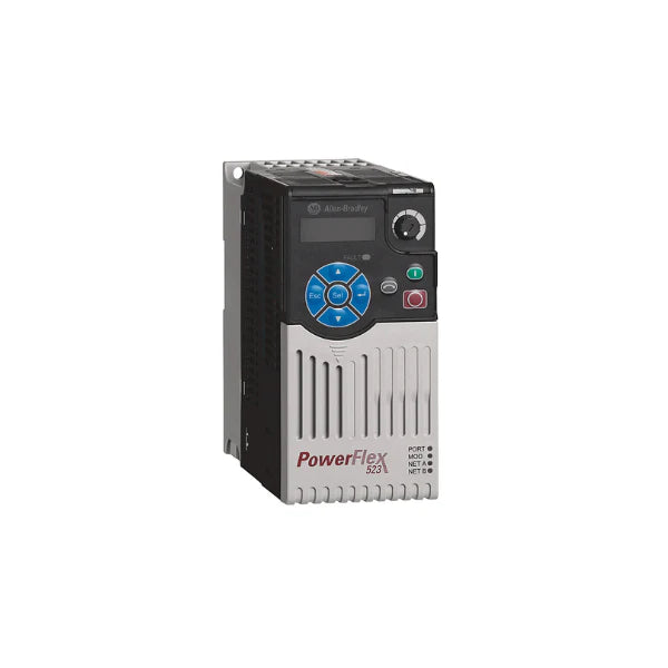 Allen-Bradley PowerFlex 523 AC Drive, model 25A-D4P0N104, 2HP, 4A, 480V, industrial applications, reliable control